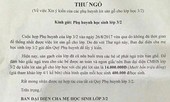 Phụ huynh gửi đơn lên Chính phủ kiến nghị giải tán... Hội phụ huynh