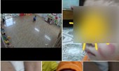Cô giáo bỏ lớp, cháu bé bị cắn tím mặt