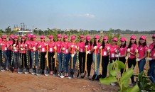 Thí sinh Hoa hậu Việt Nam háo hức trồng cây xanh