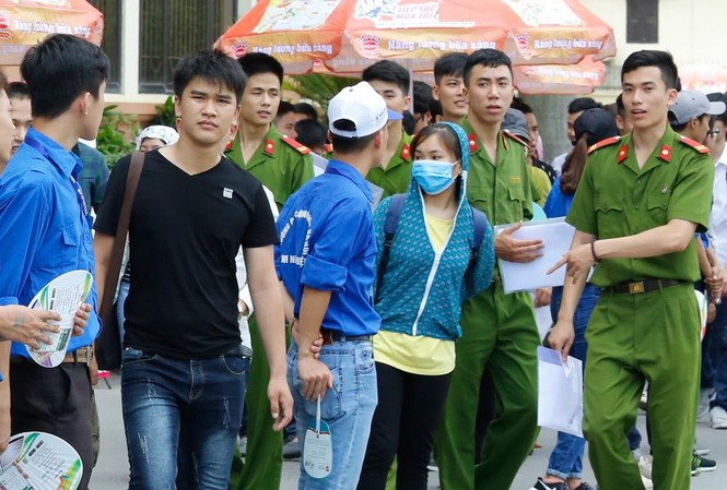 Chá» tiÃªu tuyá»n sinh nÄm nay cao hÆ¡n nÄm 2018, cÆ¡ há»i vÃ o trÆ°á»ng khá»i cÃ´ng an thÃ­ sinh pháº£i cáº¡nh tranh khá»c liá»t. áº¢nh: NhÆ° Ã