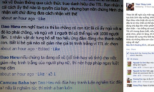 Thái Thùy Linh bị 'ném đá' vì lọt vào top 10 gương mặt trẻ Việt Nam tiêu biểu Thái Thùy Linh bị 'ném đá' vì lọt vào top 10 gương mặt trẻ Việt Nam tiêu biểu