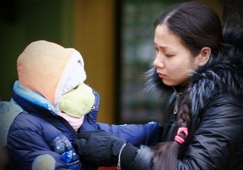 Khốn khổ vì không biết con có được nghỉ học hay không Nhiều phụ huynh không biết con mình có được nghỉ học hay không