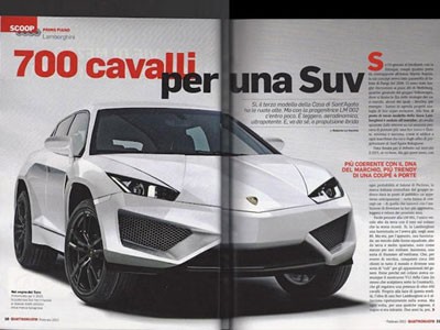 Lamborghini gây chấn động với SUV Lamborghini gây chấn động với SUV