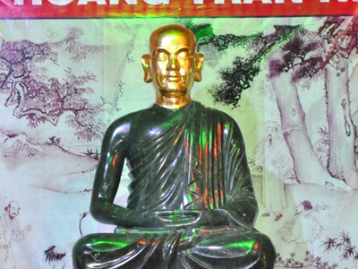 Khai mở tượng Phật hoàng Trần Nhân Tông Khai mở tượng Phật hoàng Trần Nhân Tông