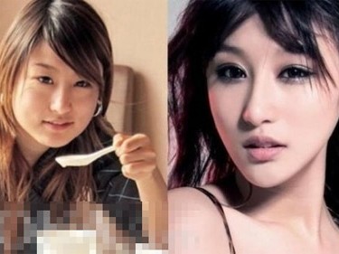 Giật mình vì mặt thật của hot girl Giật mình vì mặt thật của hot girl