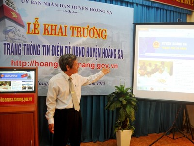 Ra mắt trang thông tin điện tử Hoàng Sa Ra mắt trang thông tin điện tử Hoàng Sa