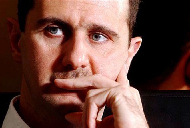 Syria bác nghị quyết của Liên đoàn Ảrập Tổng thống Syria - ông al Assad Ảnh: telegraph.co.uk