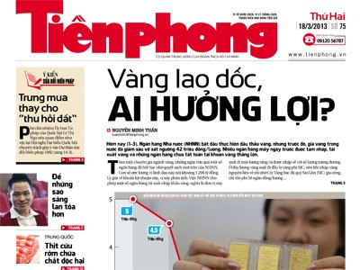 Phong cách mới trên nhật báo Tiền Phong từ 18/3 Phong cách mới trên nhật báo Tiền Phong từ 18/3