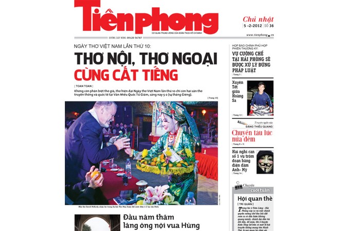 Tìm đọc báo Tiền Phong hôm nay 5-2 Tìm đọc báo Tiền Phong hôm nay 5-2