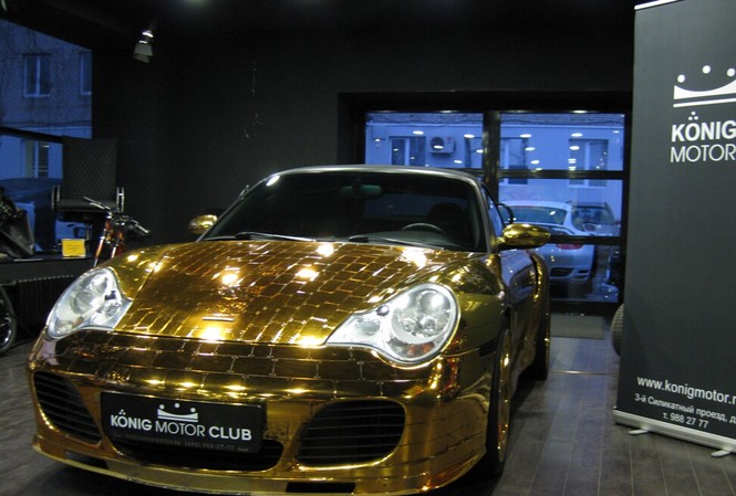 'Thanh lý' Porsche 996 Turbo nạm vàng 'Thanh lý' Porsche 996 Turbo nạm vàng