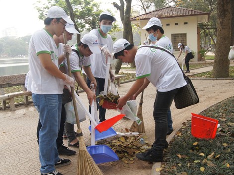 Chủ nhật xanh vì môi trường du lịch Thủ đô Chủ nhật xanh vì môi trường du lịch Thủ đô