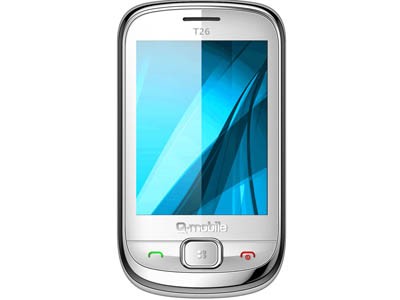 Q-mobile T26: Hòa cùng xu hướng cảm ứng Q-mobile T26: Hòa cùng xu hướng cảm ứng
