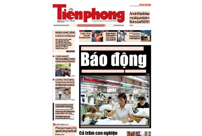 Thông tin đáng chú ý trên Tiền Phong hôm nay Thông tin đáng chú ý trên Tiền Phong hôm nay