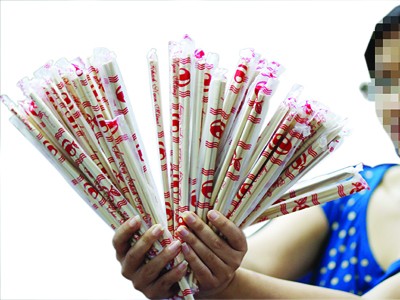 Đũa dùng một lần không rõ xuất xứ Đũa dùng một lần không rõ xuất xứ