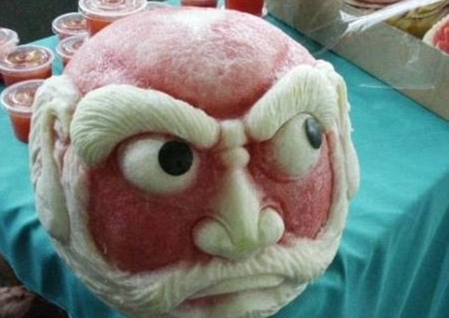 Những tuyệt tác làm từ quả dưa hấu Những tuyệt tác làm từ quả dưa hấu