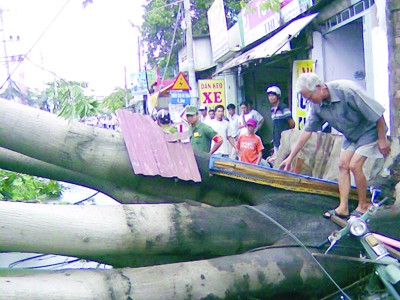 Mất điện diện rộng, giao thông thủy tê liệt Mất điện diện rộng, giao thông thủy tê liệt