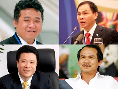 Mười người giàu nhất trên sàn chứng khoán Mười người giàu nhất trên sàn chứng khoán