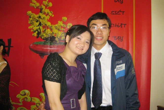 Valentine lãng mạn của du học sinh Việt tại Nga Đôi bạn Nguyễn Tưởng và Thu Hiền