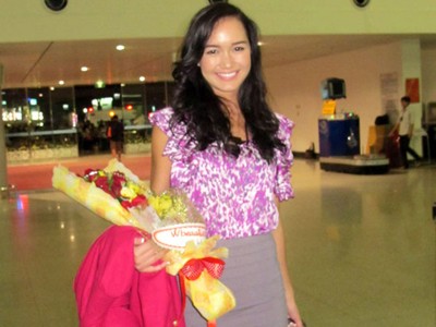 Victoria Thúy Vy bay sang Anh thi Hoa hậu thế giới Victoria Thúy Vy bay sang Anh thi Hoa hậu thế giới