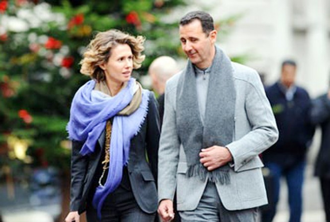 Bốn kịch bản lưu vong dành cho Tổng thống Syria Vợ chồng Tổng thống Syria Bashar al-Assad.