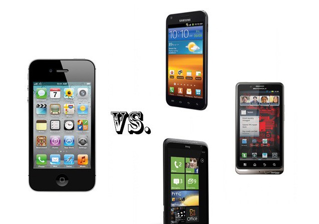 iPhone 4S 'đọ tài' với các đối thủ iPhone 4S 'đọ tài' với các đối thủ