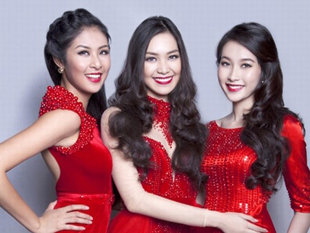 Dàn hoa hậu Việt Nam đọ sắc Dàn hoa hậu Việt Nam đọ sắc