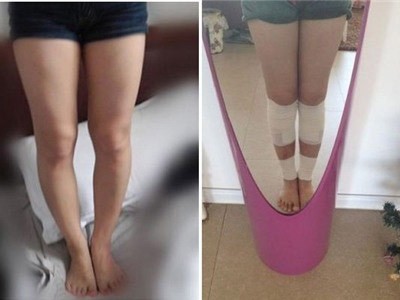 Rợn người cảnh gái trẻ đục chân làm đẹp Rợn người cảnh gái trẻ đục chân làm đẹp