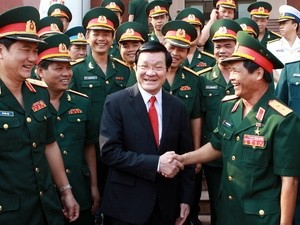 Chủ tịch nước dự lễ khai giảng Học viện Quốc phòng Chủ tịch nước dự lễ khai giảng Học viện Quốc phòng