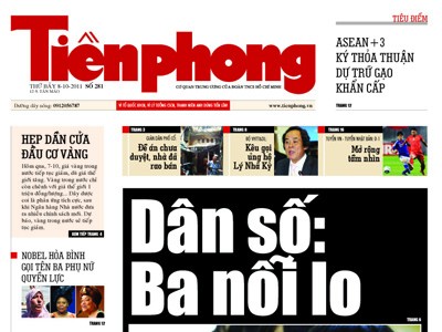 Thông tin hấp dẫn trên Tiền Phong số 281 Thông tin hấp dẫn trên Tiền Phong số 281