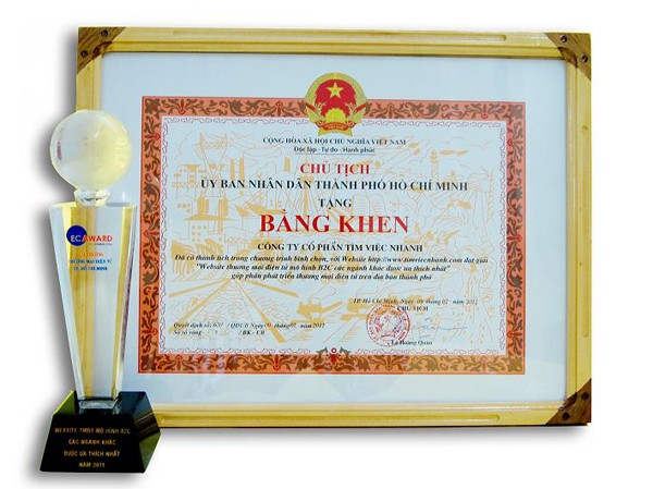 Tìm Việc Nhanh đã xuất sắc đạt giải nhất Tìm Việc Nhanh đã xuất sắc đạt giải nhất