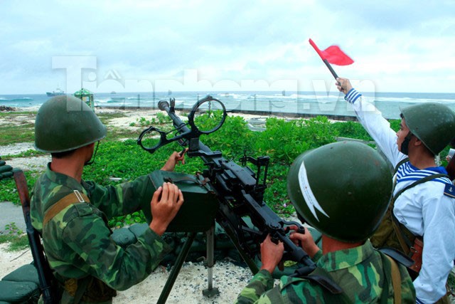 Rèn quân, sẵn sàng chiến đấu bảo vệ Trường Sa Rèn quân, sẵn sàng chiến đấu bảo vệ Trường Sa