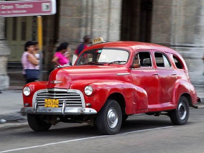 Xế cổ tại thủ đô Cuba Xế cổ tại thủ đô Cuba