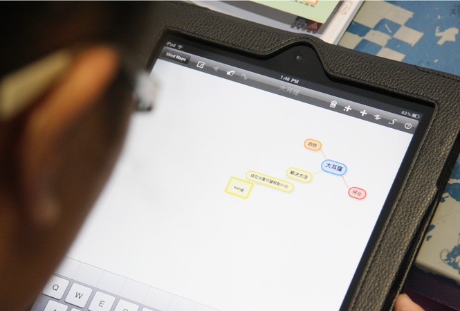 Học sinh Trung Quốc dùng iPad thay cặp Học sinh Trung Quốc dùng iPad thay cặp