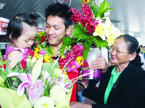 Quý Phước đang chịu nhiều áp lực Không ai ngờ sau ngày trở về trong vinh quang từ SEA Games 26, Hoàng Quý Phước lại gặp nhiều lận đận trong chuyến tập huấn quan trọng ở Mỹ
Ảnh: Nguyễn Huy