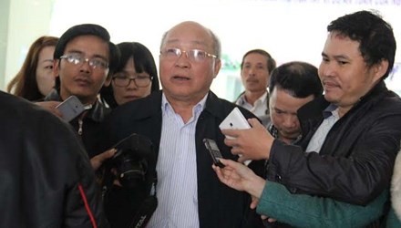 Ông Nguyễn Bá Thanh được điều trị theo liệu pháp mới Ông Nguyễn Quốc Triệu trả lời báo chí.