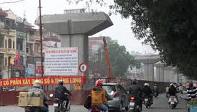 Ngày 25/1, đường sắt Cát Linh - Hà Đông thi công trở lại Dự án đường sắt Cát Linh - Hà Đông.