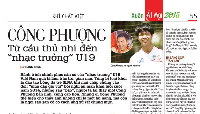 Tiền Phong đặc biệt Xuân Ất Mùi ra mắt bạn đọc Tiền Phong đặc biệt Xuân Ất Mùi ra mắt bạn đọc