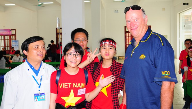 Chủ nhật Đỏ Nghệ An: 1.286 đơn vị máu - “Thành công ngoài dự kiến” Vị khách nước ngoài tại lễ hội Hiến máu tình nguyện ở Vinh.