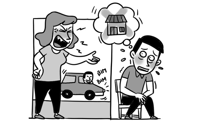 Thế chấp nhà mua ô tô để chiều lòng vợ Thế chấp nhà mua ô tô để chiều lòng vợ
