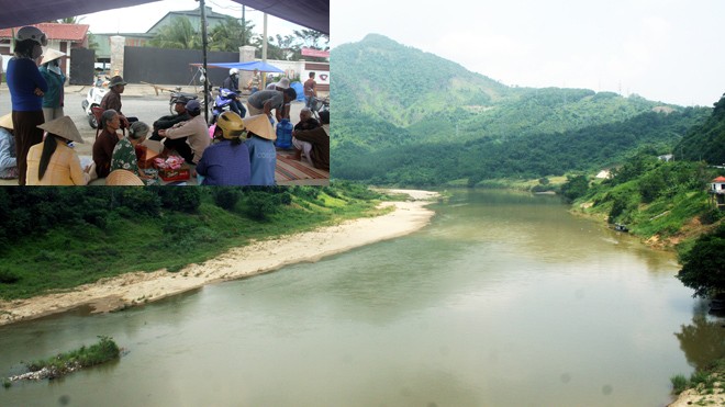 Đặt nhà máy ở thượng nguồn sông Vu Gia: Cần cân nhắc kỹ hơn Thượng nguồn sông Vu Gia nơi gần vị trí dự kiến đặt nhà máy thép (ảnh lớn) Nhà máy thép Việt Pháp tại Điện Bàn bị người dân phản đối (ảnh nhỏ). Ảnh: Ng Thành.