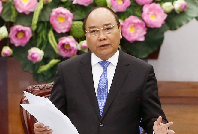 Chống hối lộ, 'sân trước', 'sân sau' Thủ tướng Nguyễn Xuân Phúc phát biểu tại Hội nghị trực tuyến với các tỉnh thành ngày 28/12. Ảnh: TTXVN.