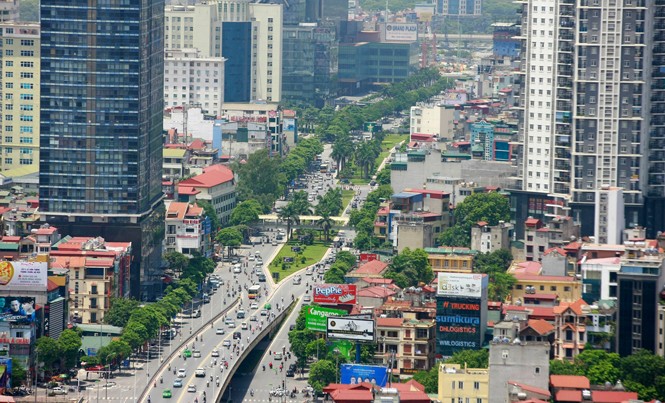 Phát sốt với quy hoạch Thủ đô Khu Đô thị Trung Hòa-Nhân Chính (Hà Nội) có mật độ xây dựng dày đặc. Ảnh: Như Ý.