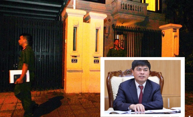 Đại án OceanBank: Một bị can đút túi hơn 200 tỷ đồng Cơ quan CSĐT - Bộ Công an khám xét nhà ông Nguyễn Xuân Sơn (ảnh nhỏ) tại khu đô thị Ciputra, quận Tây Hồ, Hà Nội.