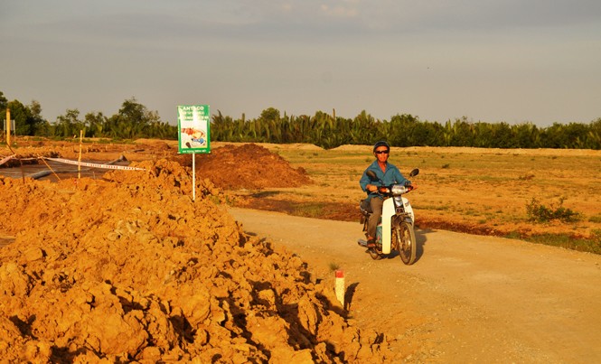 Băn khoăn dự án nhiệt điện tỷ đô tại Long An Khu vực dự án Trung tâm nhiệt điện Long An tại xã Phước Vĩnh Đông, huyện Cần Giuộc, Long An.