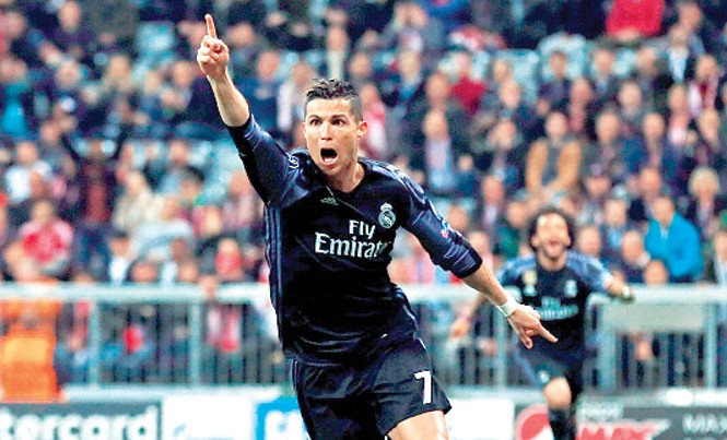 Ronaldo- người viết lịch sử Ronaldo tiếp tục thiết lập những kỷ lục mới tại đấu trường châu Âu. Ảnh: GETTY IMAGES.