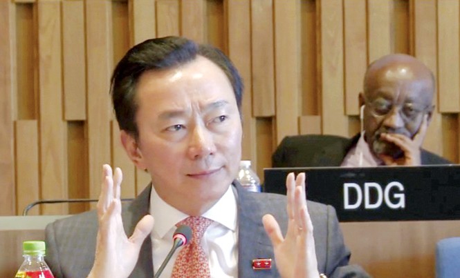 Đại sứ Phạm Sanh Châu: Tôi sẽ giúp UNESCO mạnh mẽ, đoàn kết hơn Đại sứ Phạm Sanh Châu tại vòng thi phỏng vấn. Ảnh: Việt Nam & Thế giới.