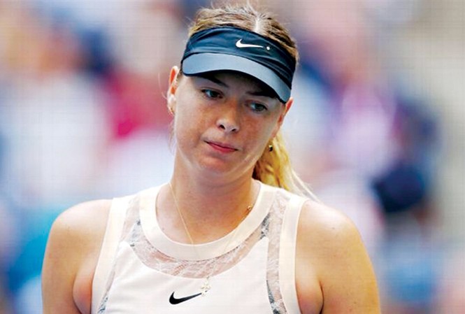 Sharapova dừng bước tại US Open vì chấn thương. Ảnh: Getty Images.