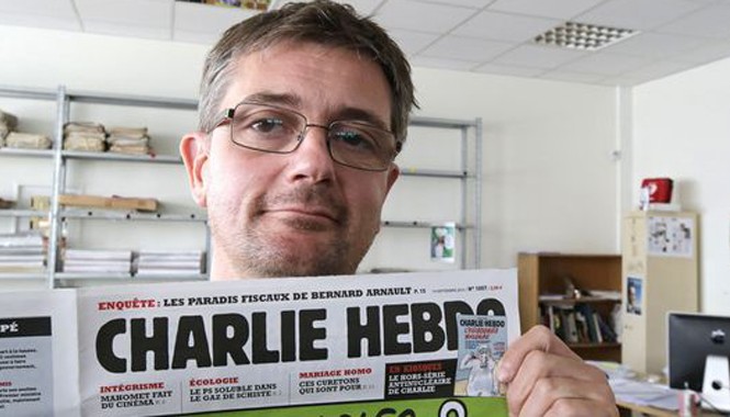 Tổng biên tập Charlie Hebdo: 'Thà chết đứng còn hơn sống quỳ' Ông Stephane Charbonnie