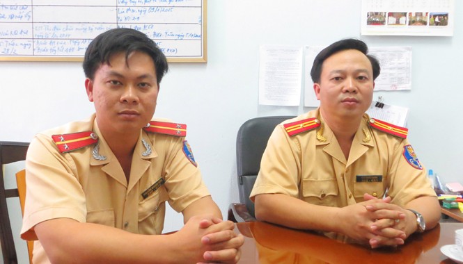 Cuộc vây bắt kẻ gây thảm án ở Gia Lai Thiếu tá Quân (phải) và Trung úy Biên.