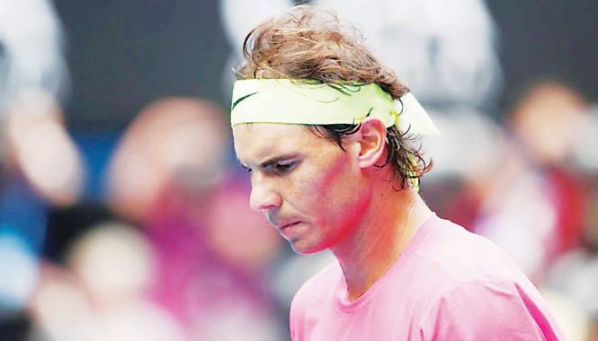 Australian Open: Nadal tả tơi manh giáp Nadal lộ vẻ thất vọng trong trận thua Berdych ở tứ kết. Ảnh: Getty Images